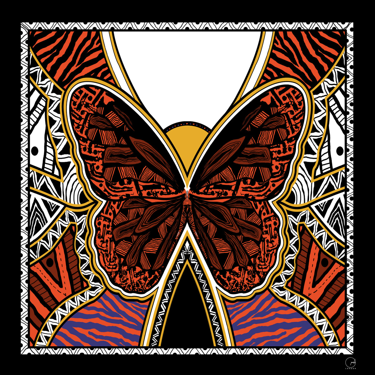 Butterfly Effect Silk Scarf